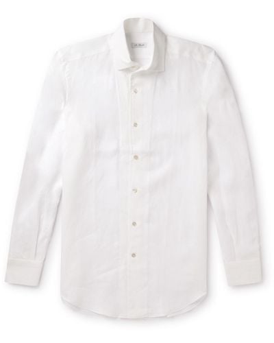 De Petrillo Linen Shirt - White