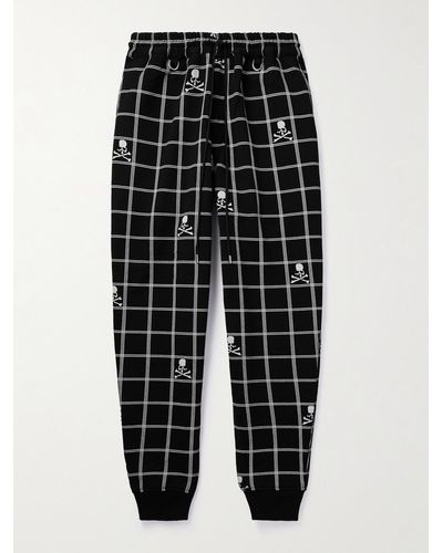 MASTERMIND WORLD Tokyo Revengers Tapered Logo-print Cotton-jersey Joggers - Black