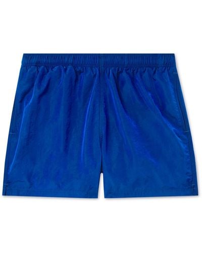 ARKET Caspar Straight-leg Shell Shorts - Blue