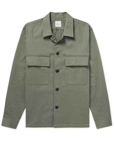 Paul Smith Cotton-twill Overshirt - Green