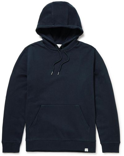 Norse Projects Vagn Organic Cotton-jersey Hoodie - Blue