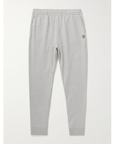 Outerknown Sunday Tapered Organic Cotton-jersey Sweatpants - Grey