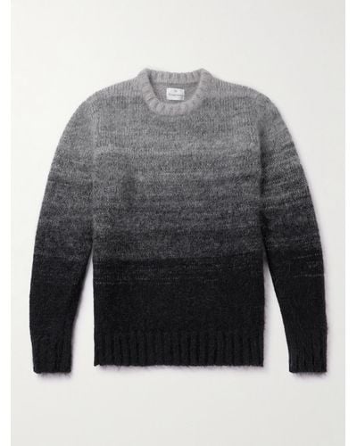 Kingsman Dégradé Knitted Sweater - Grey