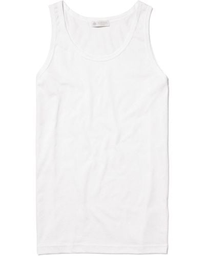 Sunspel Cotton-jersey Tank Top - White