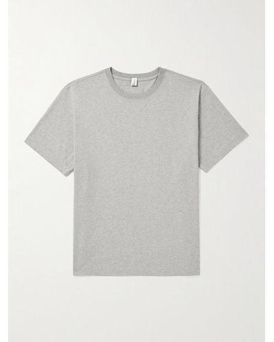 LE17SEPTEMBRE Cotton-jersey T-shirt - Grey