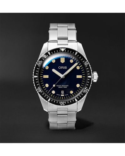 Oris Divers Sixty-five Automatic 40mm Stainless Steel Watch, Ref. No. 01 733 7707 4055-07 8 20 18 - Black