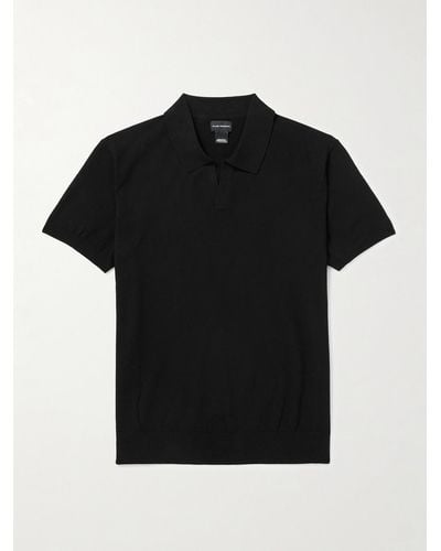 Club Monaco Johnny Jersey Polo Shirt - Black