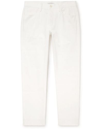 Gabriela Hearst Anthony Slim-fit Straight-leg Organic Jeans - White