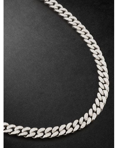SHAY White Gold Diamond Necklace - Black