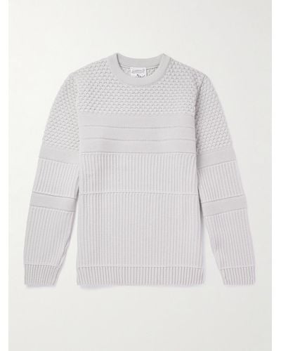 S.N.S. Herning Pullover in lana merino Engram - Bianco