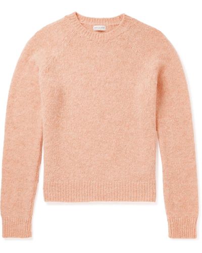 Dries Van Noten Alpaca-blend Sweater - Pink