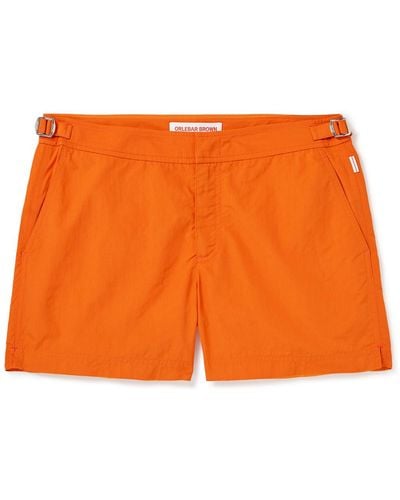 Orlebar Brown Setter Short-length Swim Shorts - Orange