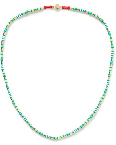 Roxanne Assoulin Enamel And Gold-tone Beaded Necklace - Metallic