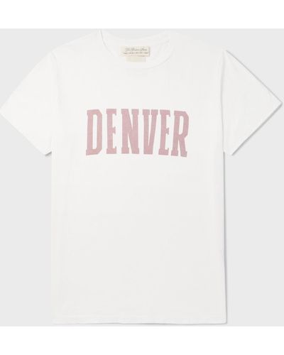 Remi Relief Denver Printed Cotton-jersey T-shirt - White
