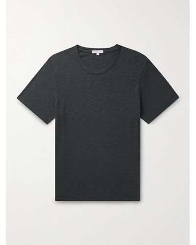 Onia T-Shirt aus Jersey aus einer Baumwollmischung - Schwarz