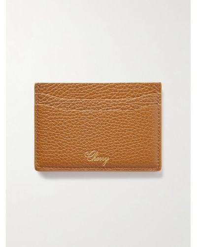CHERRY LA Full-grain Leather Cardholder - Natural