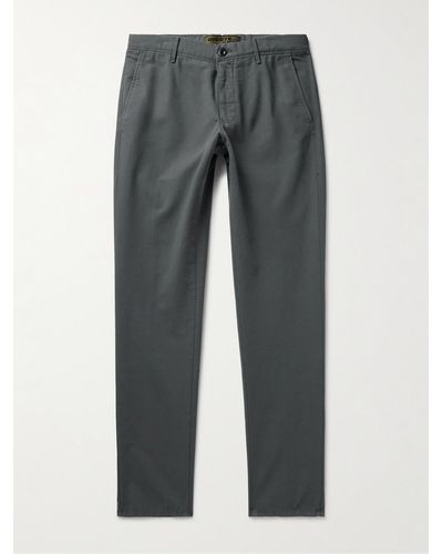 Incotex Pantaloni slim-fit in cotone stretch - Grigio