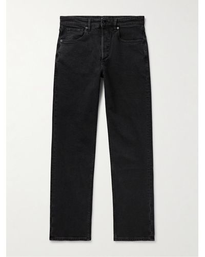 Saman Amel Straight-leg Jeans - Black