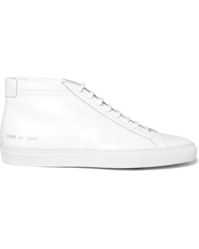 Common Projects Original Achilles Leather High-top Sneakers - White