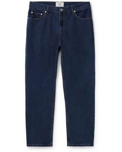 Folk Straight-leg Organic Jeans - Blue