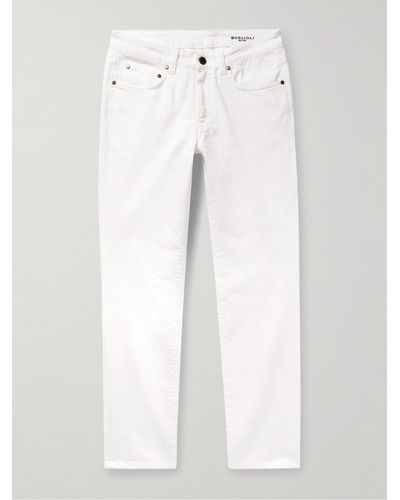 Boglioli Schmal geschnittene Jeans - Weiß