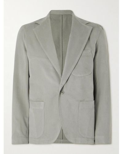 STÒFFA Cotton-twill Suit Jacket - Grey