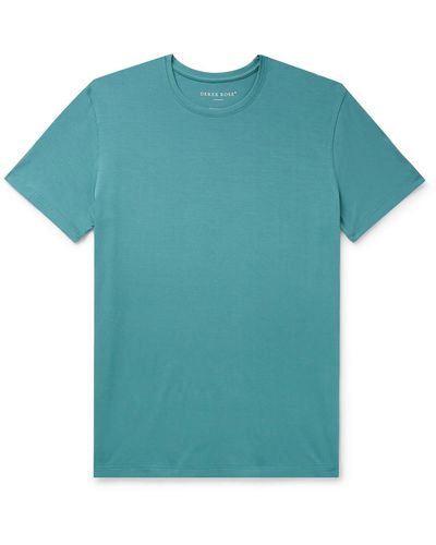 Derek Rose Basel 14 Stretch-modal Jersey T-shirt - Blue