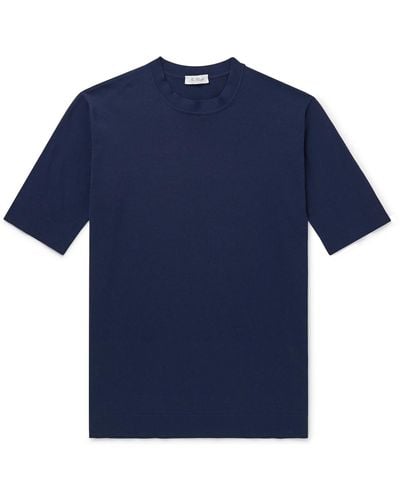 De Petrillo Cotton T-shirt - Blue