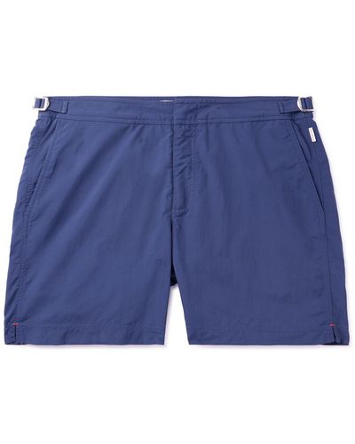 Orlebar Brown Bulldog Slim-fit Mid-length Swim Shorts - Blue