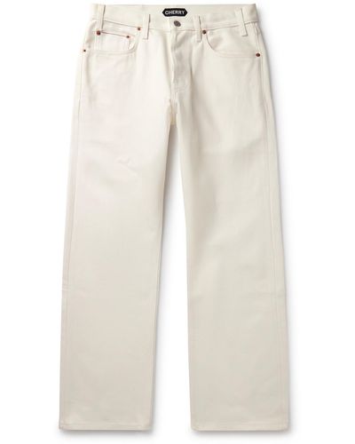 CHERRY LA Straight-leg Jeans - White