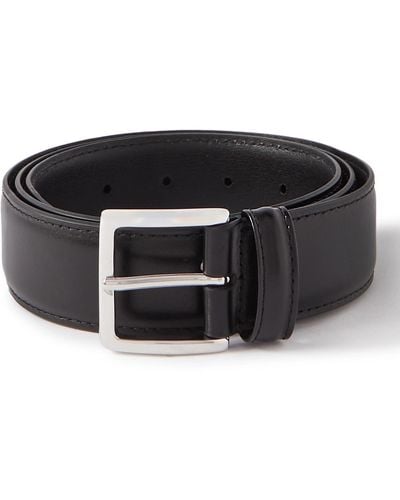 Anderson's 3.5cm Leather Belt - Black