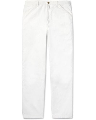 Polo Ralph Lauren Straight-leg Logo-appliquéd Jeans - White
