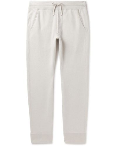 Tom Ford Tapered Cashmere Sweatpants - White