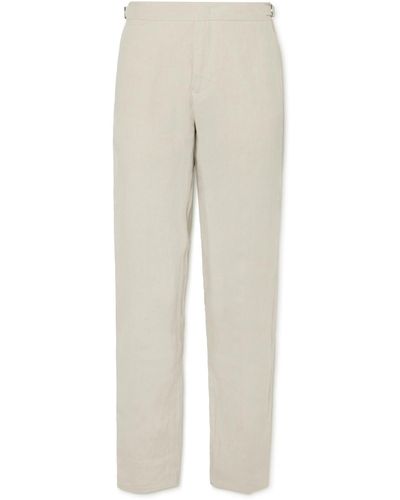 Orlebar Brown 007 Griffon Linen Pants - Natural