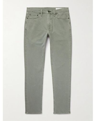 Rag & Bone Fit 2 schmal und gerade geschnittene Jeans aus Aero-Stretch-Denim - Grau