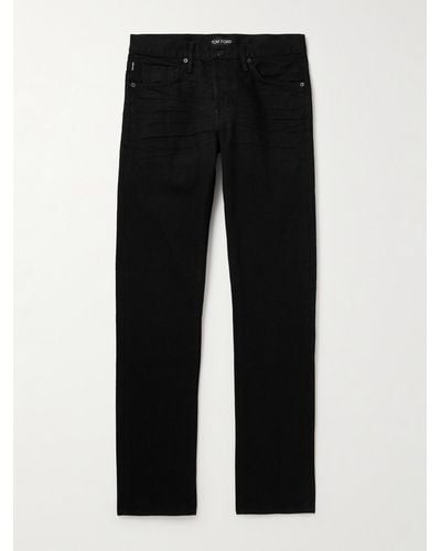 Tom Ford Jeans slim-fit in denim cimosato - Nero