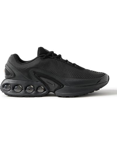 Nike Air Max Dn Rubber-trimmed Mesh Sneakers - Black