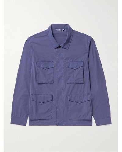 Peter Millar Cotton-blend Chore Jacket - Blue