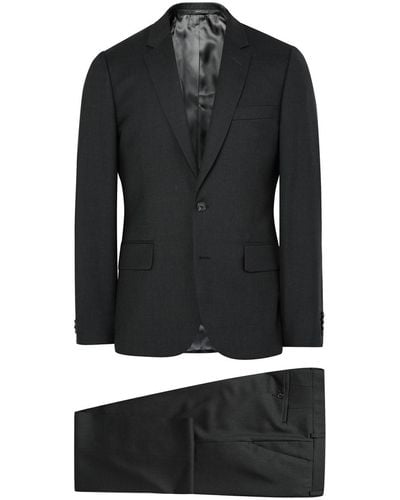 Paul Smith Gray A Suit To Travel In Soho Slim-fit Wool Suit - Black
