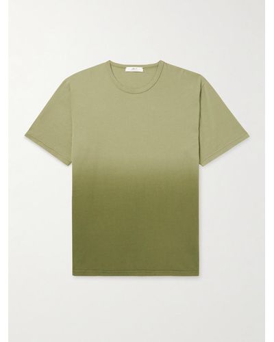 MR P. Degradé Cotton-jersey T-shirt - Green