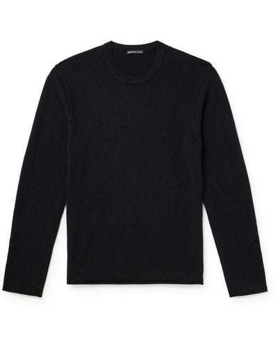 James Perse Recycled-cashmere Sweater - Black