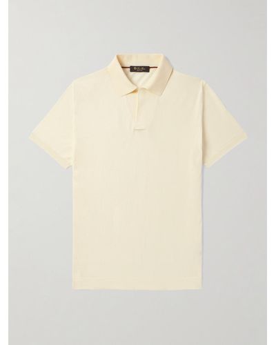Loro Piana Bay Cotton Polo Shirt - Natural