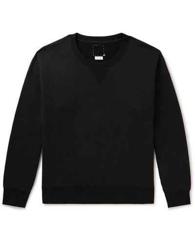 Visvim Ultimate Jumbo Sb Cotton-jersey Sweatshirt - Black