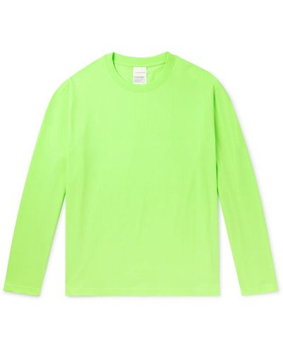 Stockholm Surfboard Club Greg Logo-print Organic Cotton-jersey T-shirt - Green