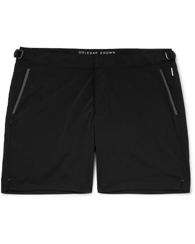 Orlebar Brown Bulldog Mid-length Swim Shorts - Black