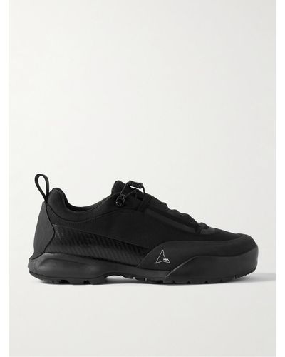 Roa Cingino Rubber-trimmed Nylon Hiking Sneakers - Black