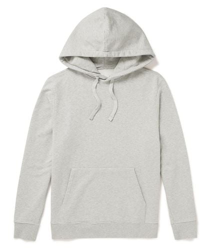 Outerknown Sunday Organic Cotton-jersey Hoodie - Gray