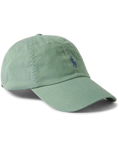 Polo Ralph Lauren Logo-embroidered Cotton-twill Baseball Cap - Green