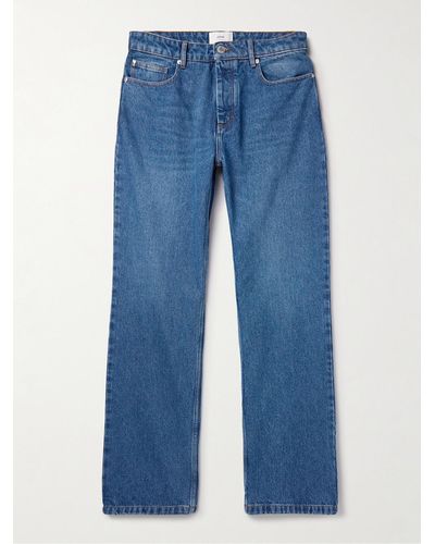 Ami Paris Straight-leg Jeans - Blue