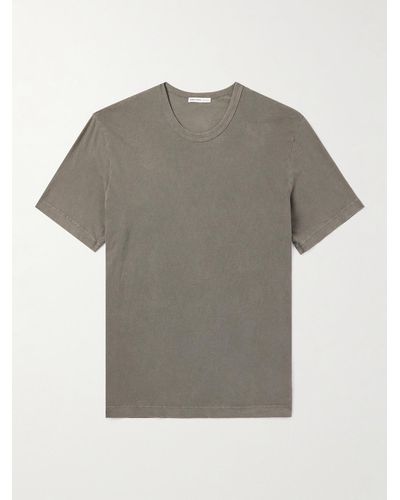 James Perse Combed Cotton-jersey T-shirt - Grey